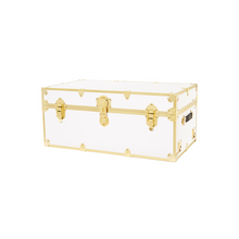 Load image into Gallery viewer, Small Leather Embossed Camp Trunk - 30" x 17" x 13"