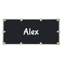 Load image into Gallery viewer, XL Leather Embossed Camp Trunk with Personalized Monogramming