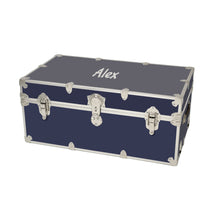 Load image into Gallery viewer, Large Leather Embossed Trunk with Personalized Monogramming