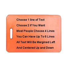 Load image into Gallery viewer, Rhino-Trunk-Luggage-Tag-Orange