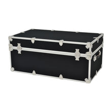 Load image into Gallery viewer, XL Leather Embossed Camp Trunk with Personalized Monogramming