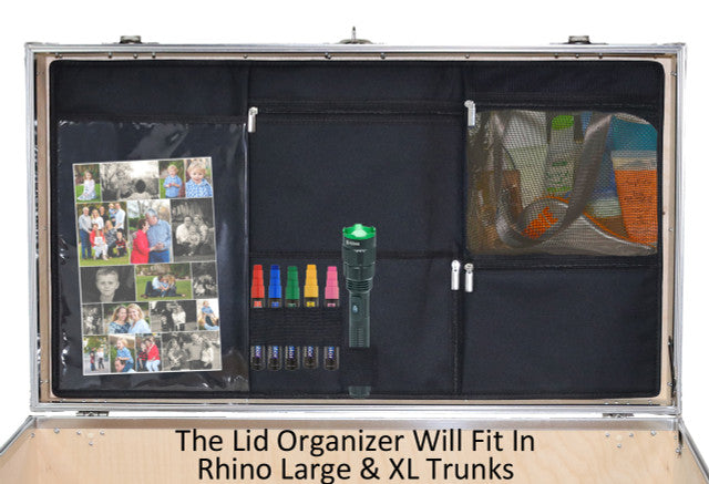 Lid Organizer for Large and XL Trunks